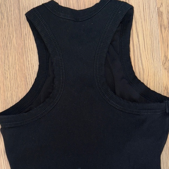Fabletics Black Ribbed Tank Top - Picture 6 of 7